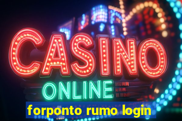 forponto rumo login